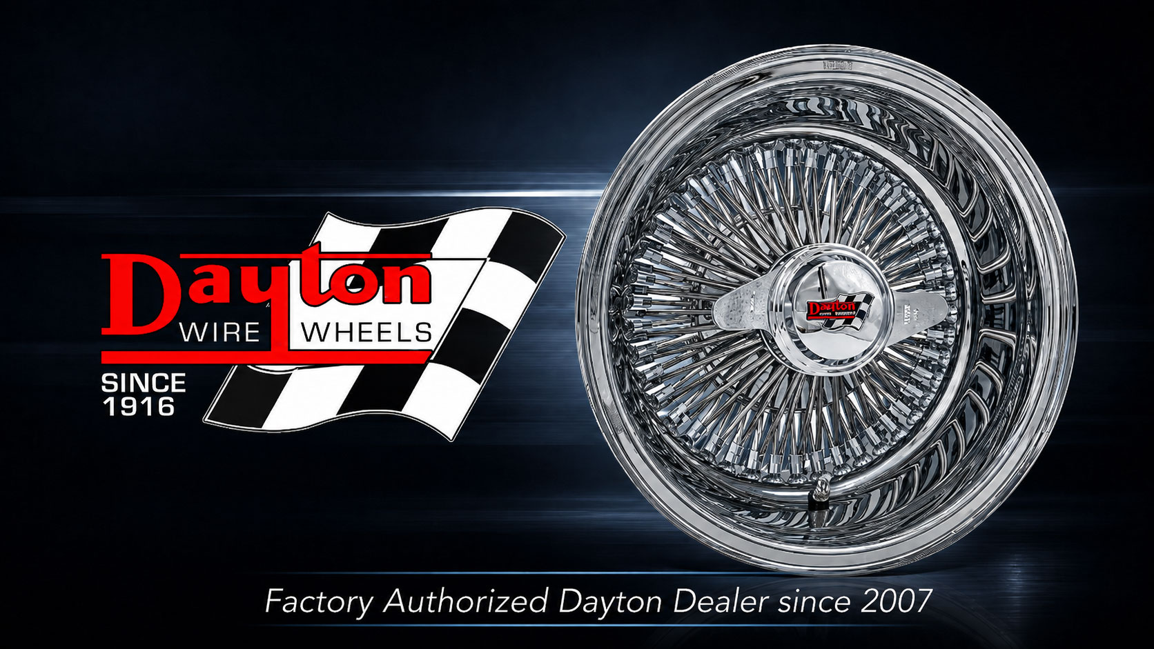 Dayton Wire Wheels for sale online. Factory authorized Dealer